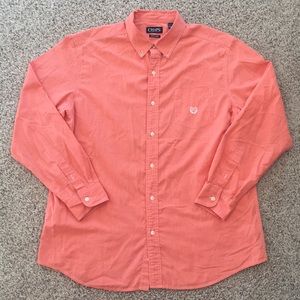 Chaps xl button down long sleeve shirt
